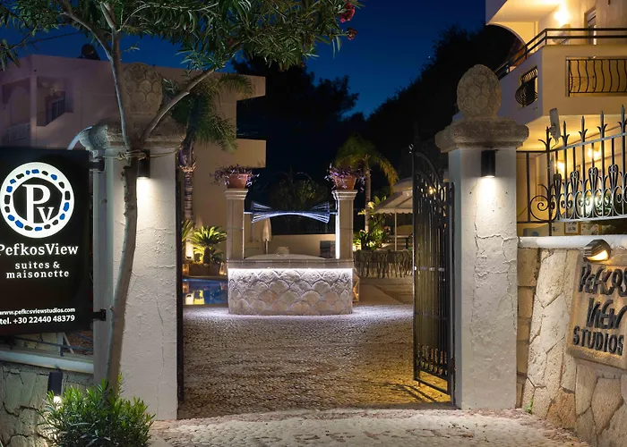 Pefkos View & Maisonette شقة فندقية 4*